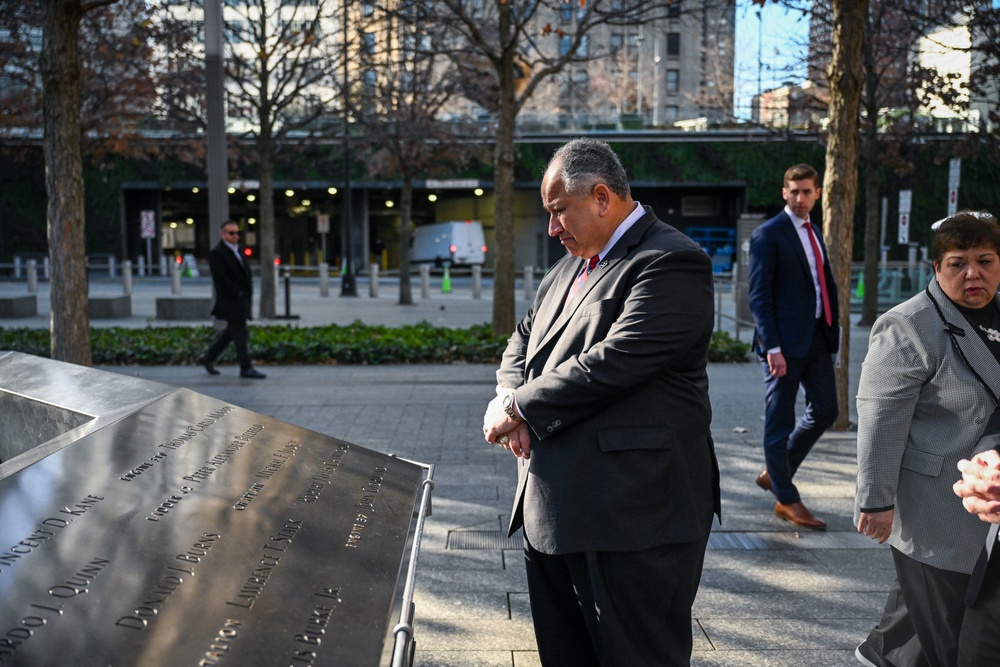 Secretary of the Navy Carlos Del Toro Visits New York during Veterans Day.