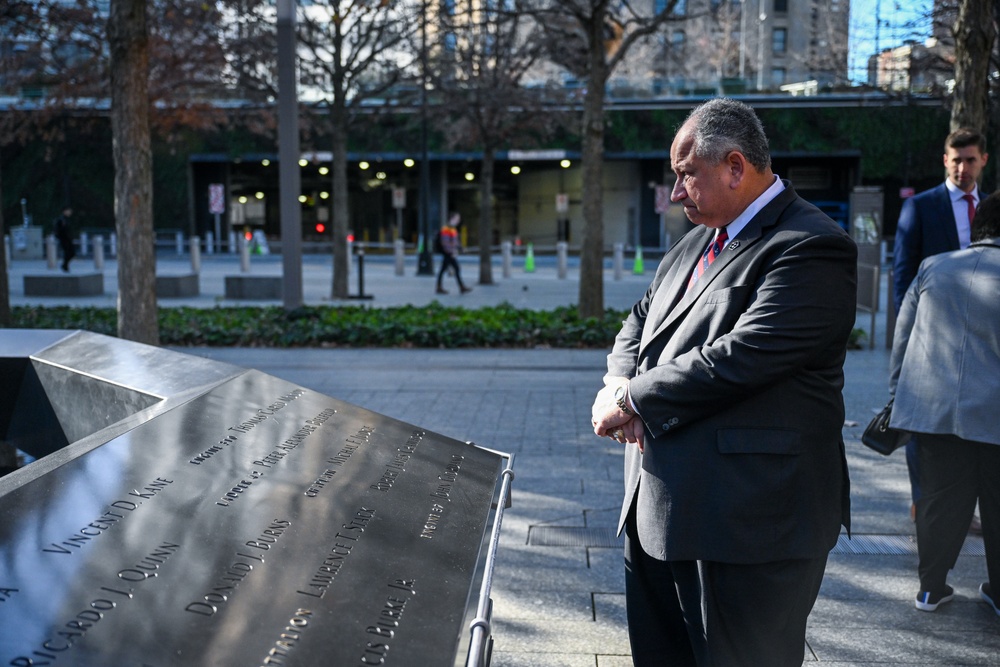 Secretary of the Navy Carlos Del Toro Visits New York during Veterans Day.