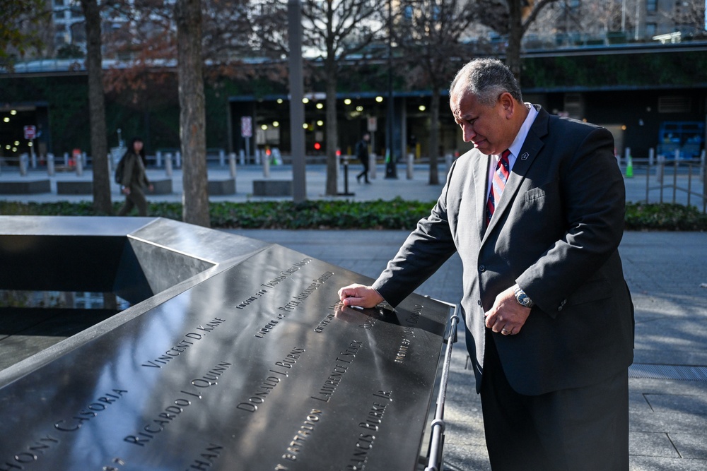 Secretary of the Navy Carlos Del Toro Visits New York during Veterans Day.