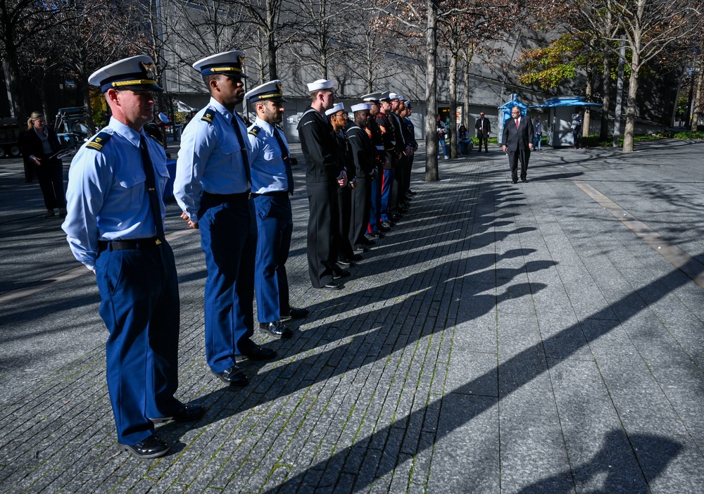 Secretary of the Navy Carlos Del Toro Visits New York during Veterans Day.