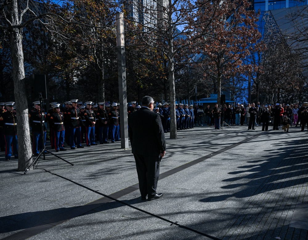 Secretary of the Navy Carlos Del Toro Visits New York during Veterans Day.