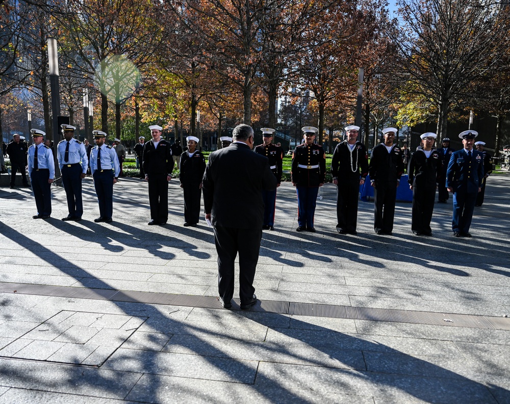 Secretary of the Navy Carlos Del Toro Visits New York during Veterans Day.