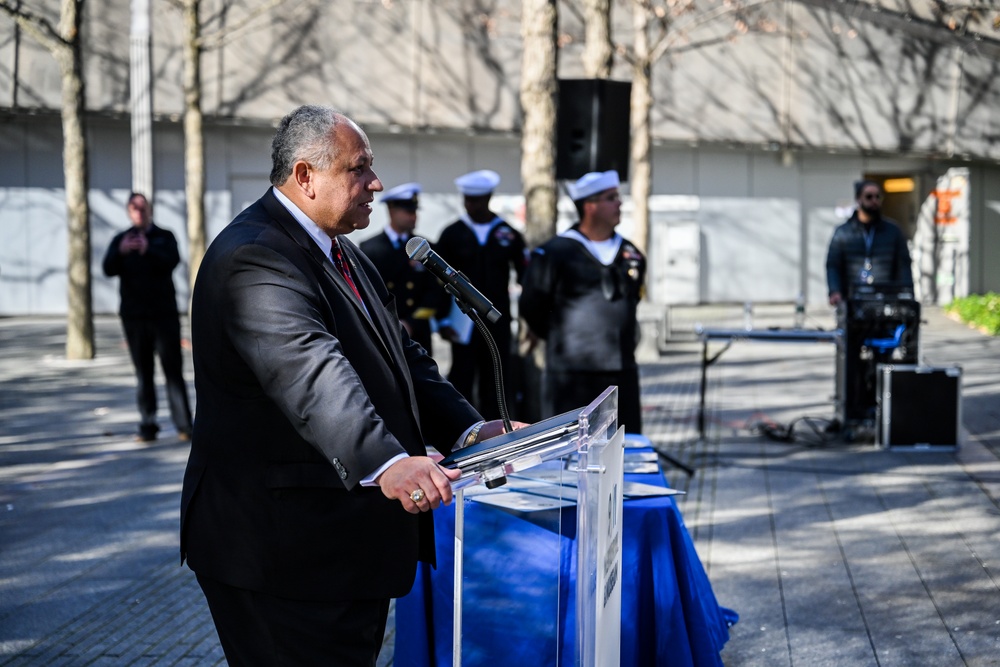 Secretary of the Navy Carlos Del Toro Visits New York during Veterans Day.