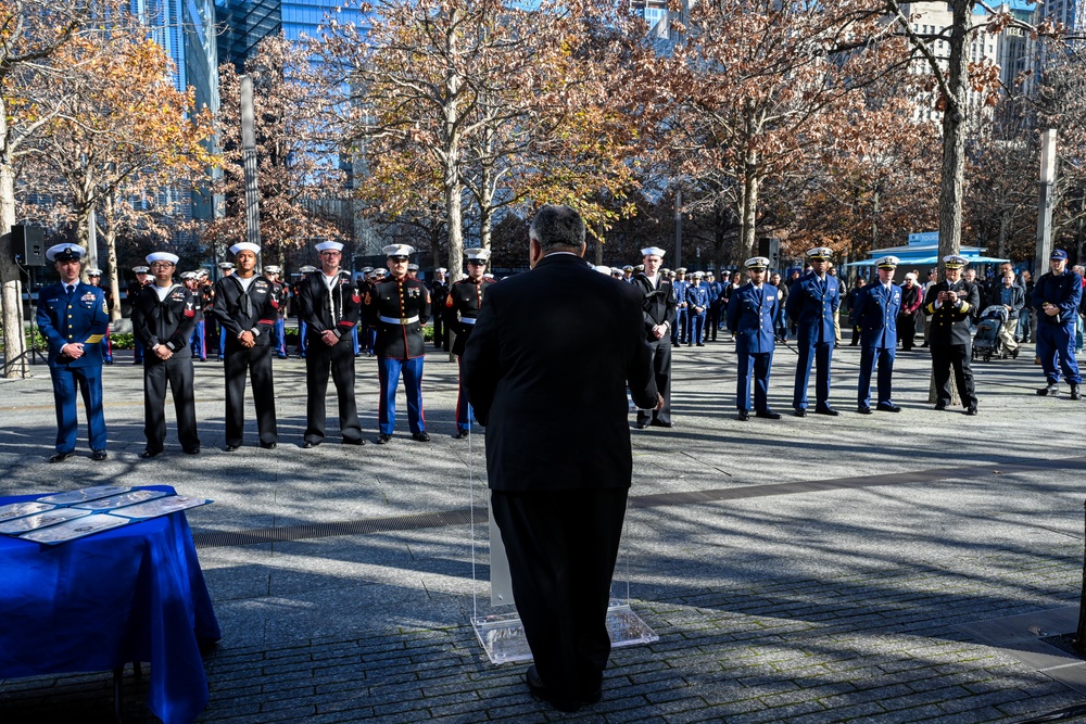 Secretary of the Navy Carlos Del Toro Visits New York during Veterans Day.