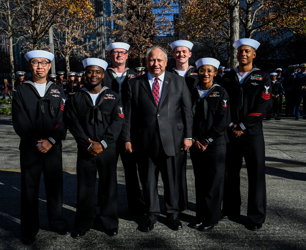 Secretary of the Navy Carlos Del Toro Visits New York during Veterans Day.