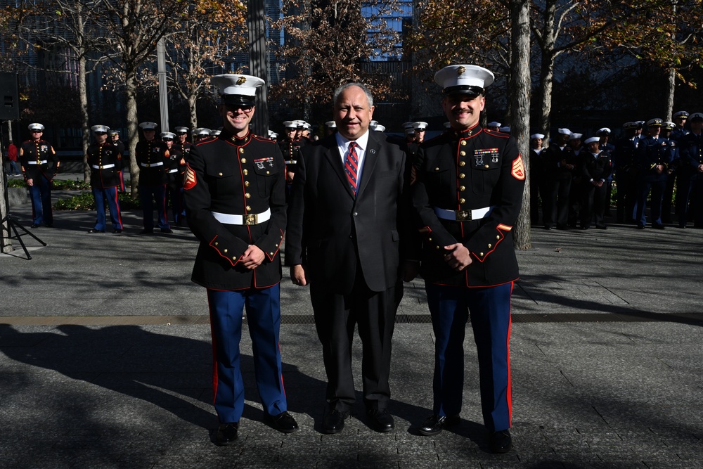 Secretary of the Navy Carlos Del Toro Visits New York during Veterans Day.