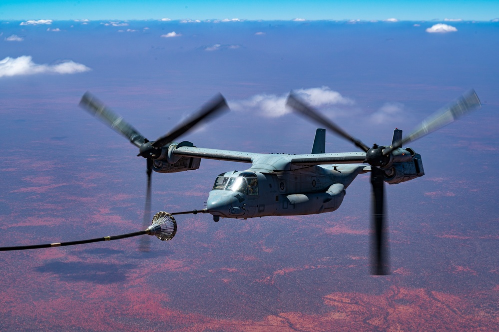 VMGR-252 Broncos conduct an aerial refueling