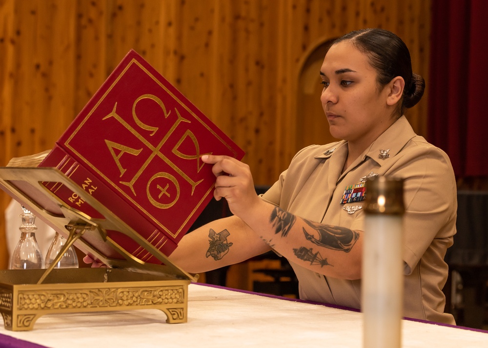 Religious Services at NAF Atsugi's Chapel of the Good Shepherd