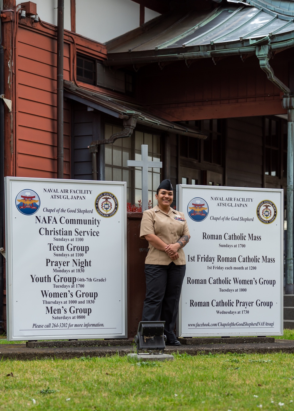 Religious Services at NAF Atsugi's Chapel of the Good Shepherd