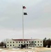 American Flag and Fort McCoy