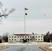 American Flag and Fort McCoy