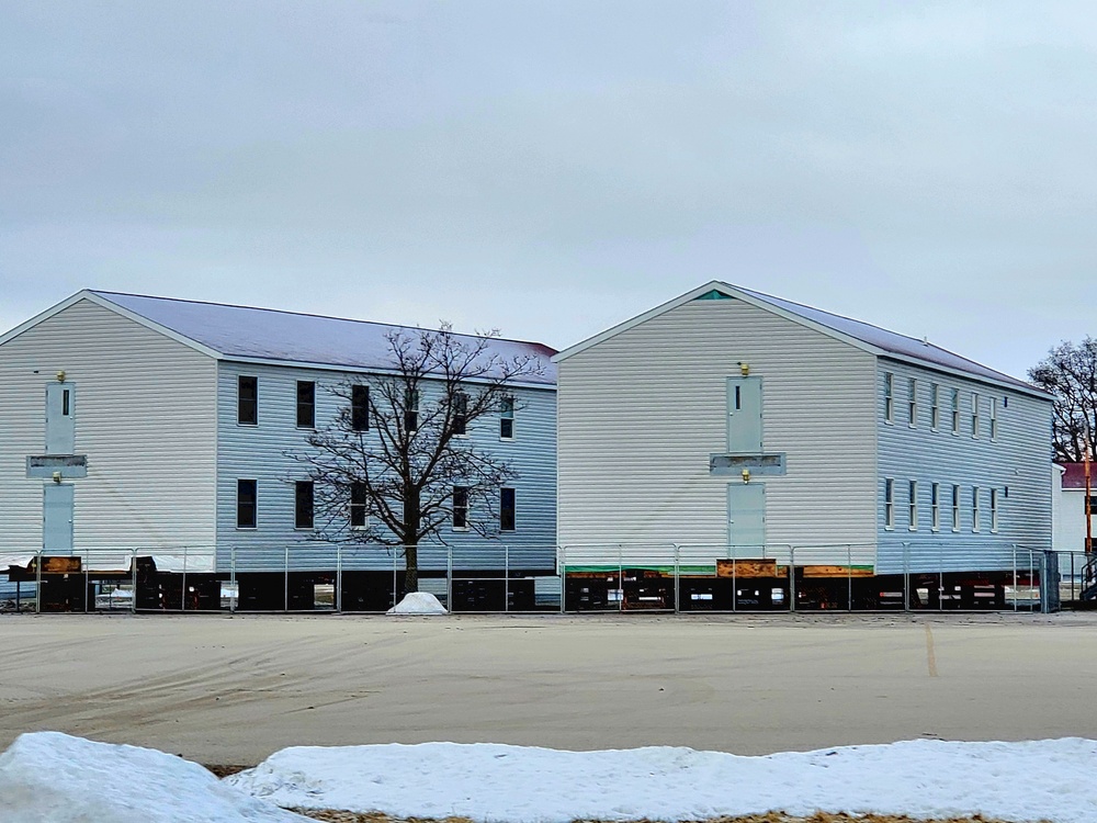 Contractor moves first two World War II-era barracks at Fort McCoy