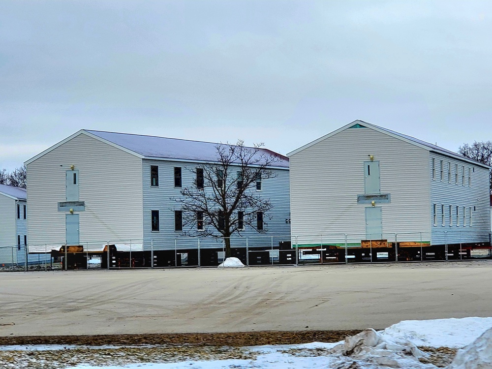 Contractor moves first two World War II-era barracks at Fort McCoy