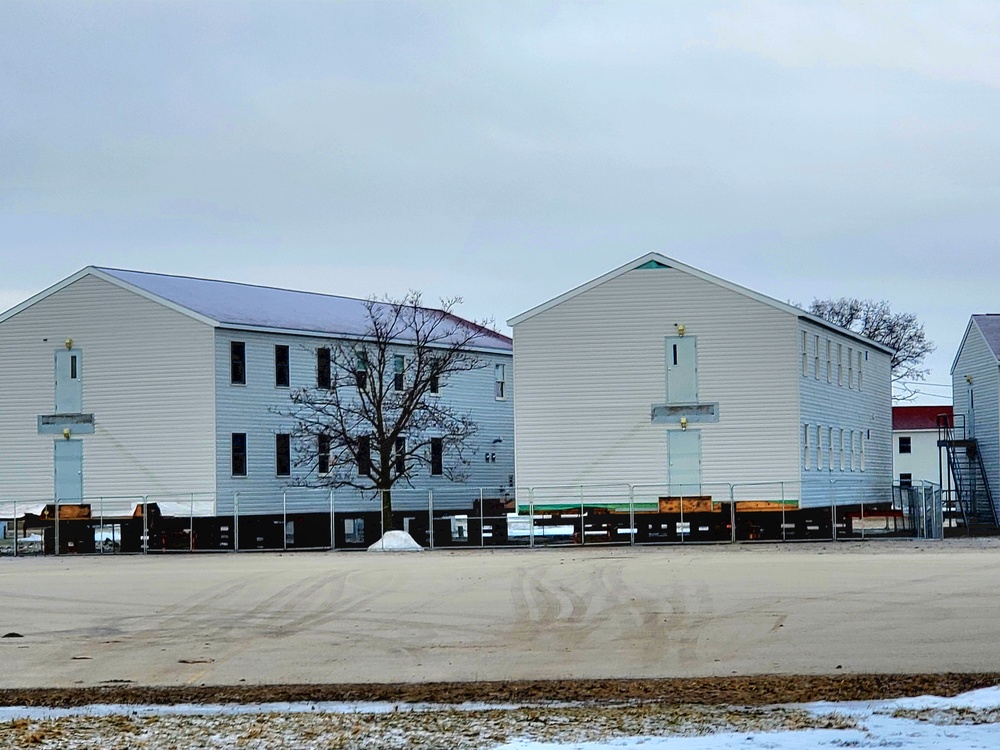 Contractor moves first two World War II-era barracks at Fort McCoy