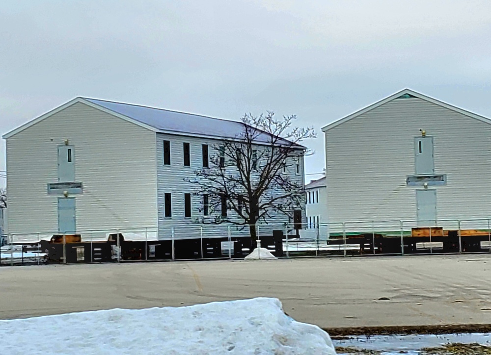 Contractor moves first two World War II-era barracks at Fort McCoy