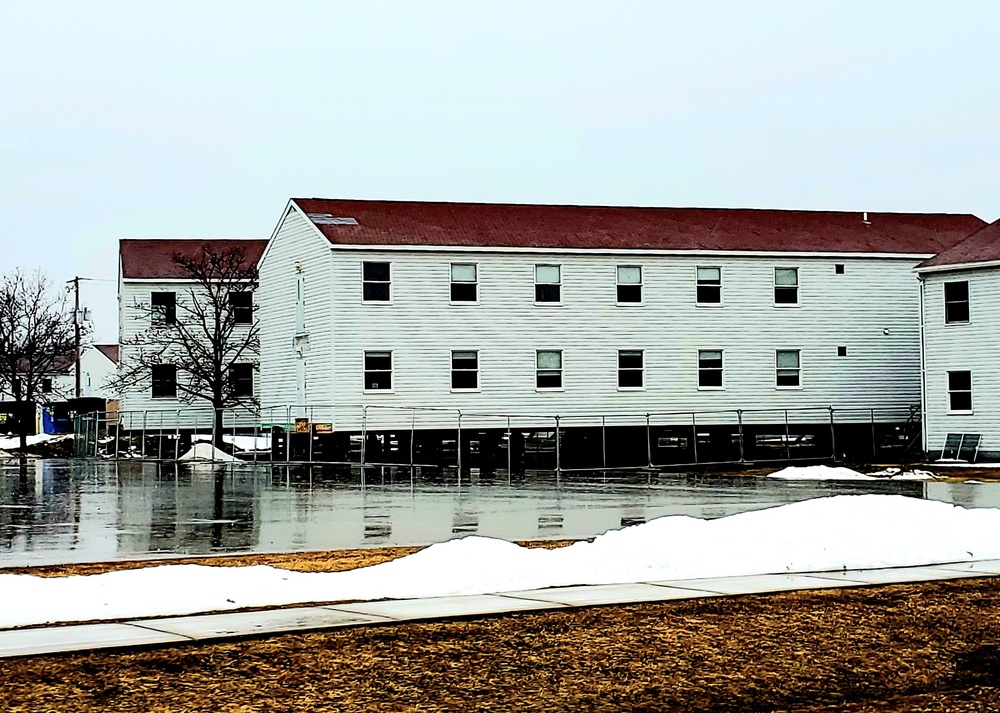 Contractor moves first two World War II-era barracks at Fort McCoy