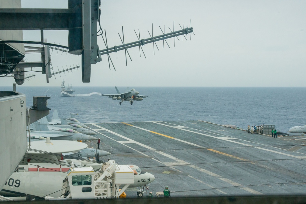 USS Nimitz Participates In Bilateral Maritime Exercise