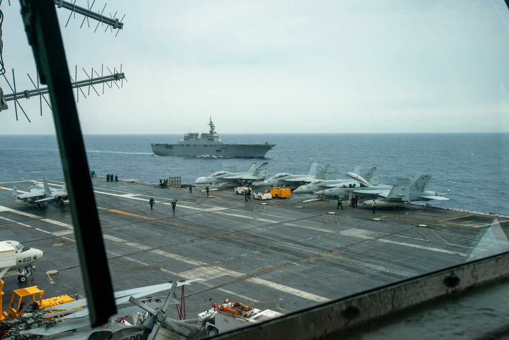USS Nimitz Participates In Bilateral Maritime Exercise