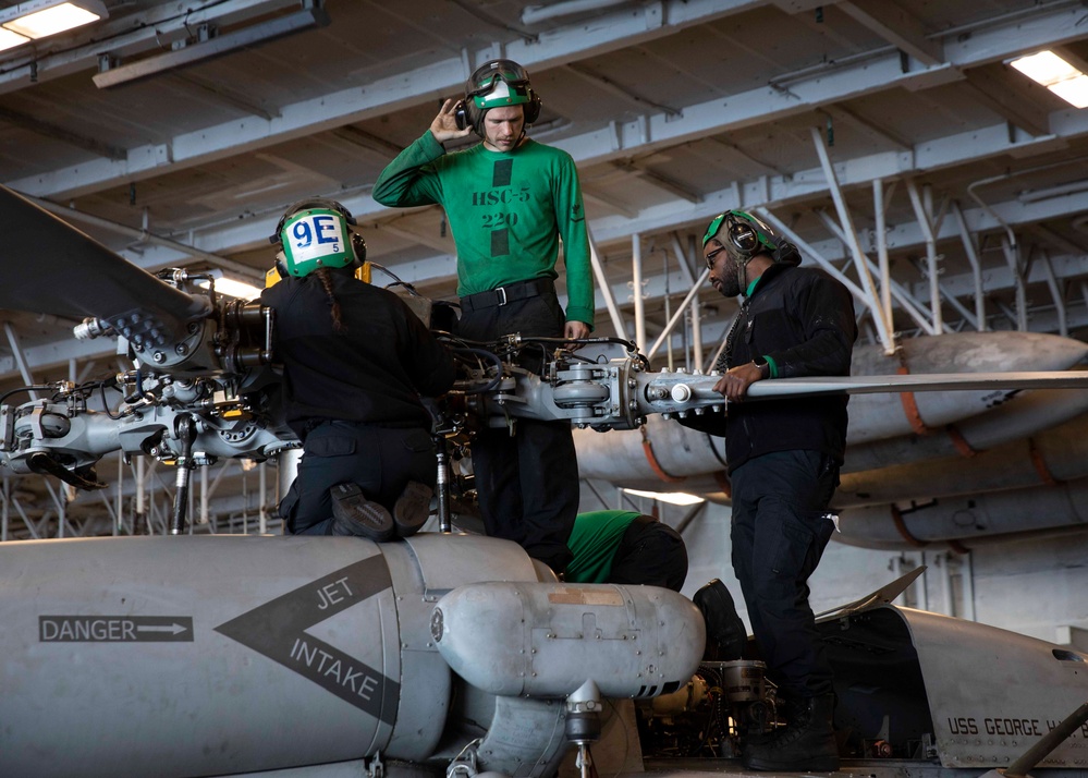 Daily Operations Aboard USS George H.W. Bush (CVN 77)