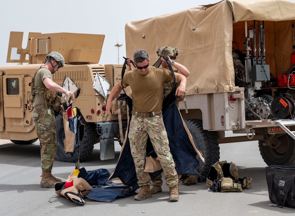 PSAB EOD and MWD conduct joint exercise