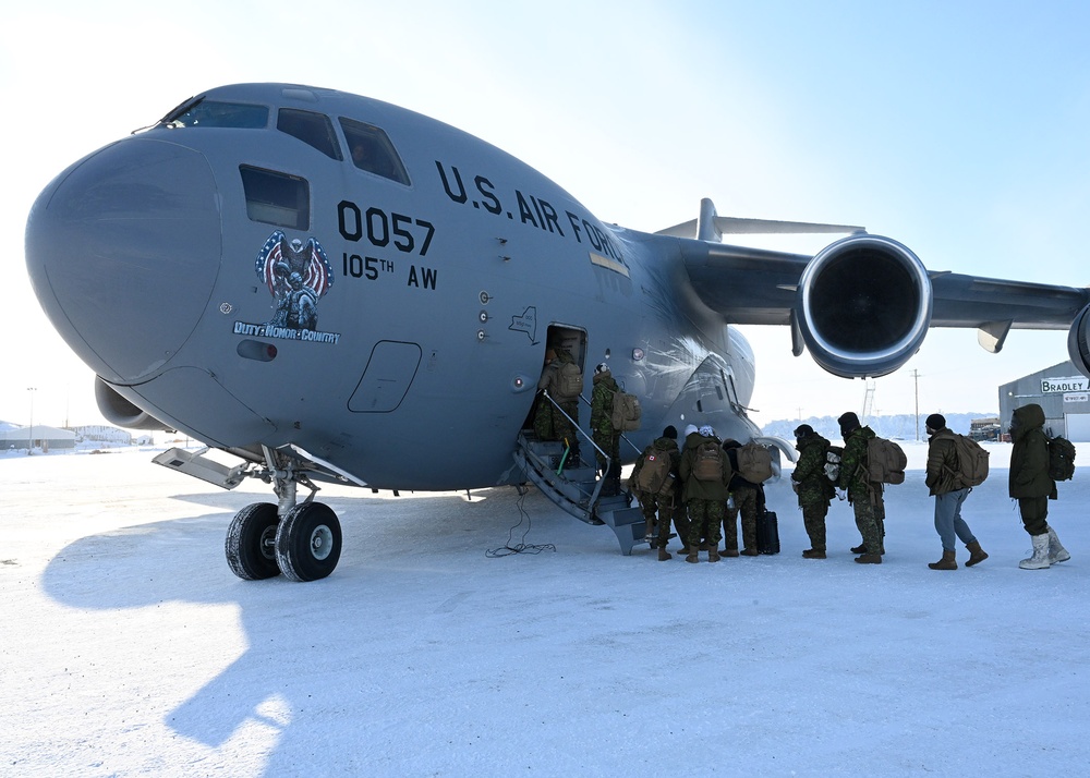 105th Airlift Wing Participates In Exercise Guerrier Nordique