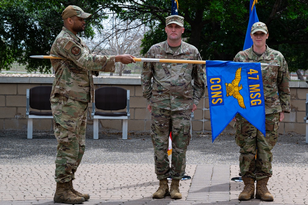 2023 47th Contracting Squadron ceremony