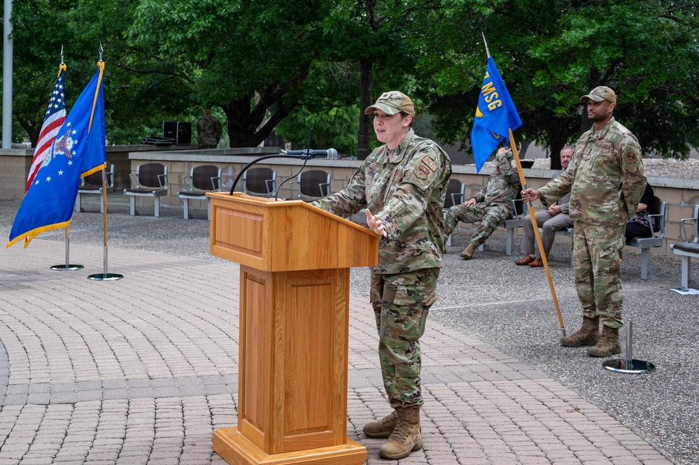 2023 47th Contracting Squadron ceremony