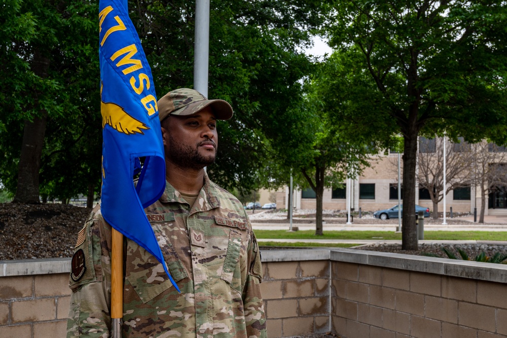 2023 47th Contracting Squadron ceremony