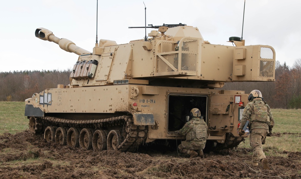 1st Infantry Division Conducts Live-Fire in Support of Dynamic Front 2023