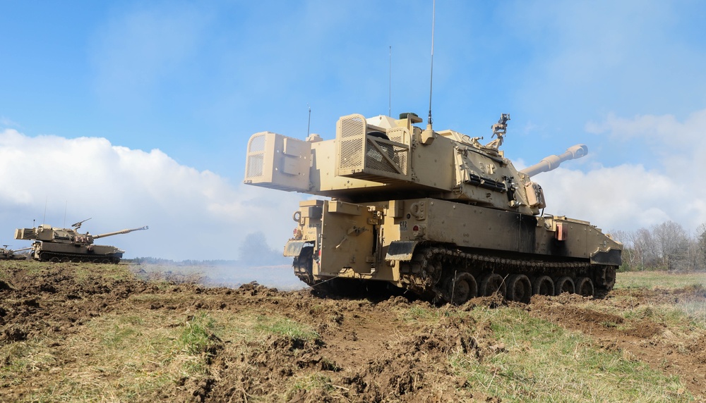 1st Infantry Division Conducts Live-Fire in Support of Dynamic Front 2023