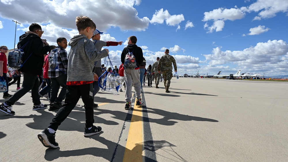 STEM day: military working dog demonstration