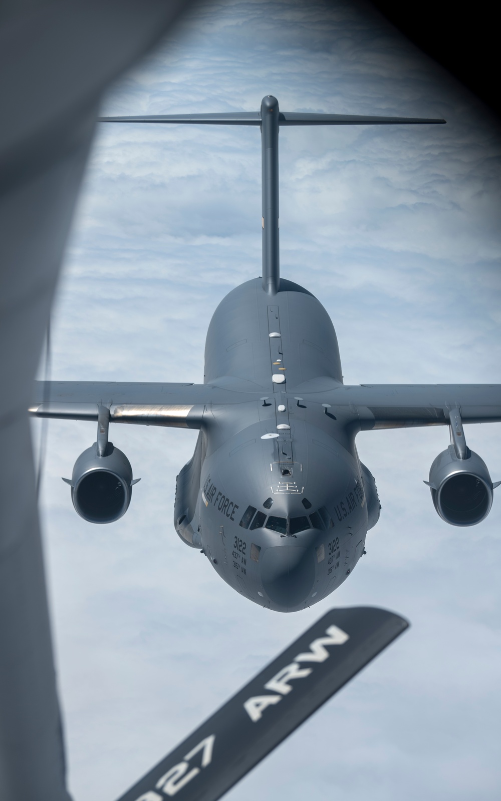 KC-135 Refuels strategic transport aircraft