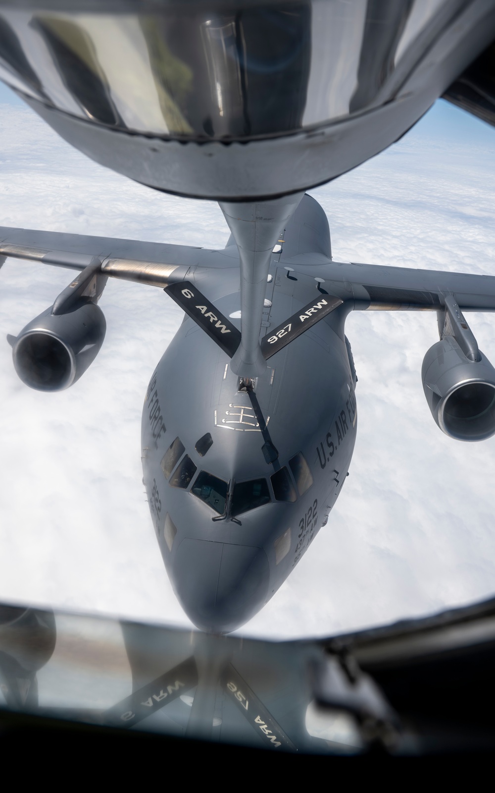 KC-135 Refuels strategic transport aircraft