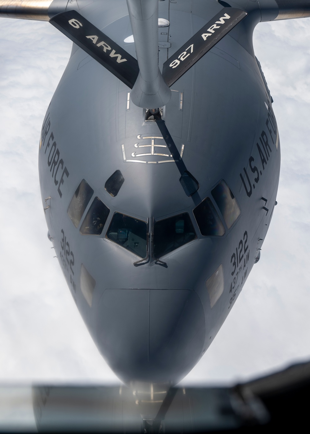 KC-135 Refuels strategic transport aircraft