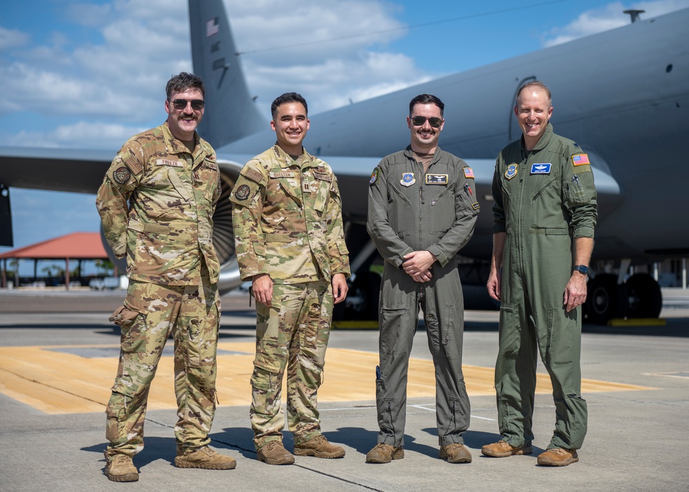 KC-135 Refuels strategic transport aircraft