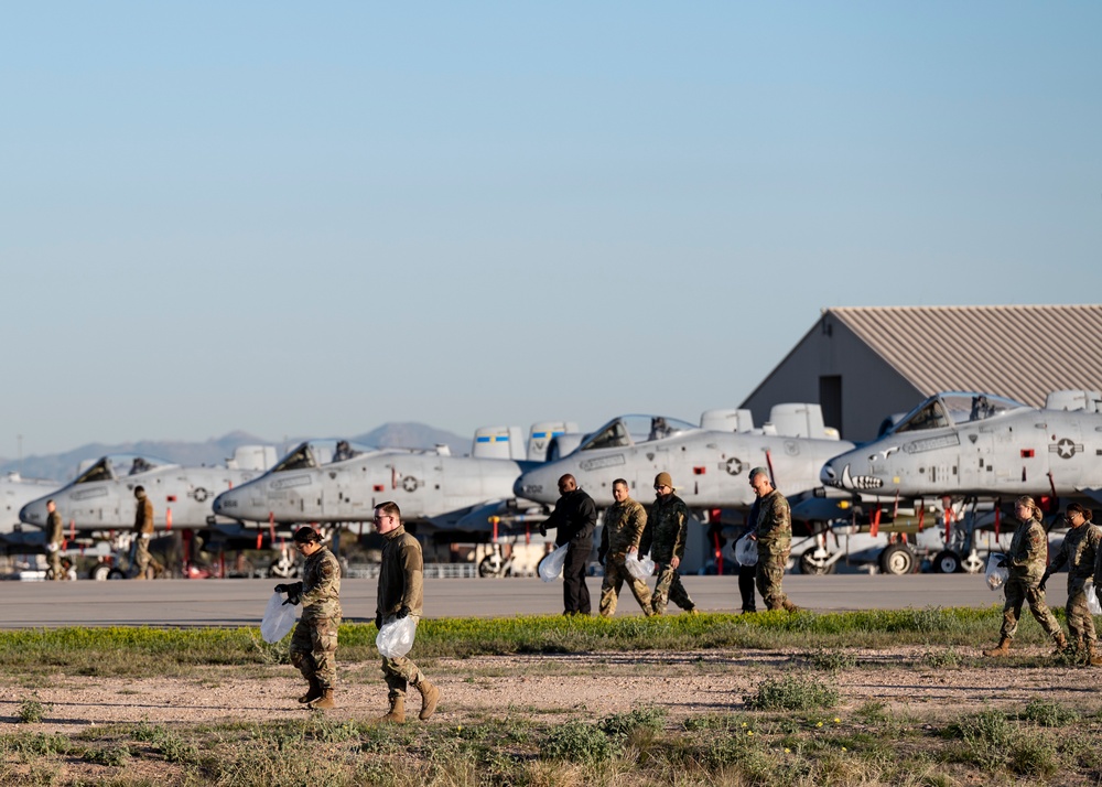 Post airshow FOD walk