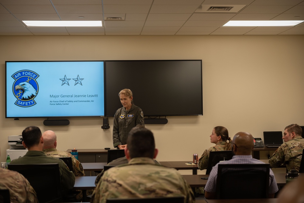 Maj. Gen. Leavitt visits SJAFB