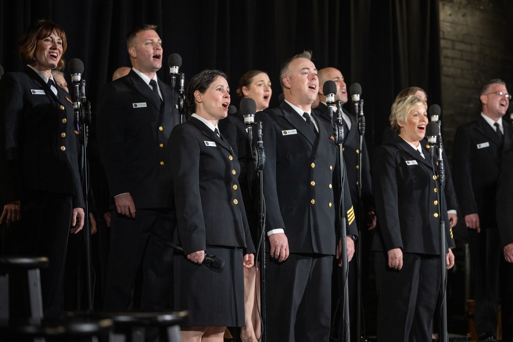 U.S. Navy Band Sea Chanters perform in Palm Springs