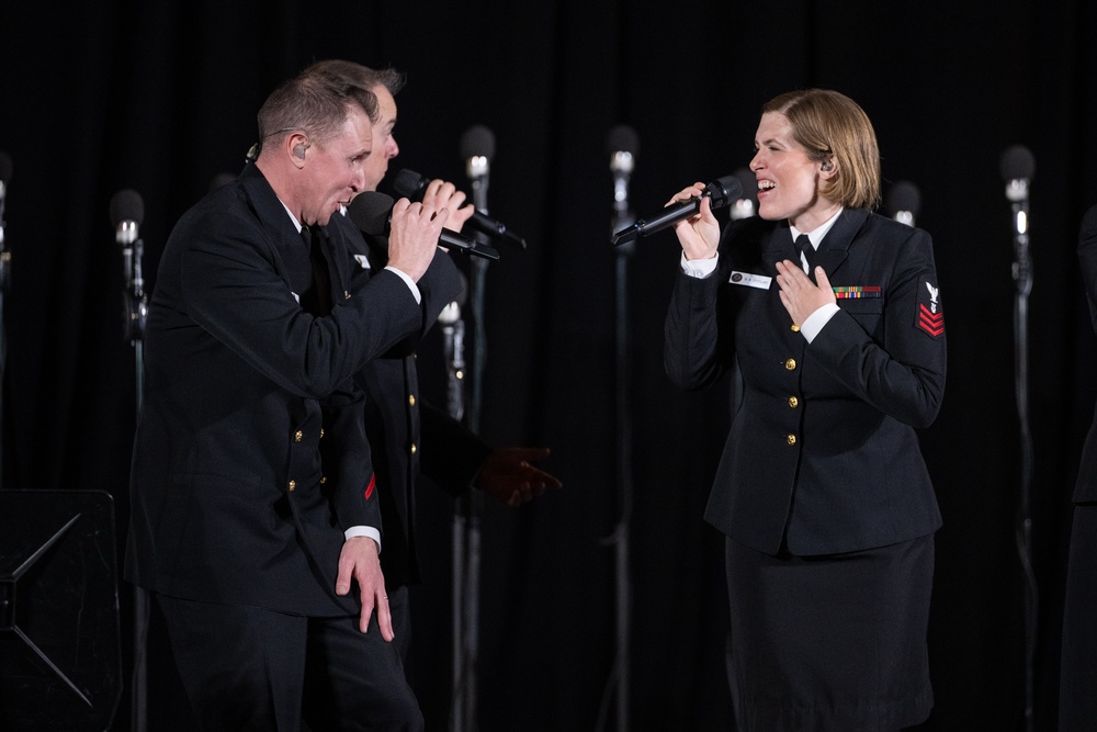 U.S. Navy Band Sea Chanters perform in Palm Springs