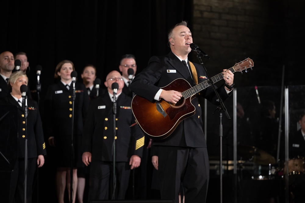 U.S. Navy Band Sea Chanters perform in Palm Springs