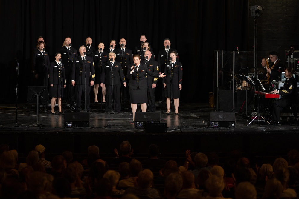 U.S. Navy Band Sea Chanters perform in Palm Springs