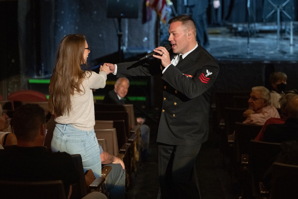 U.S. Navy Band Sea Chanters perform in Palm Springs