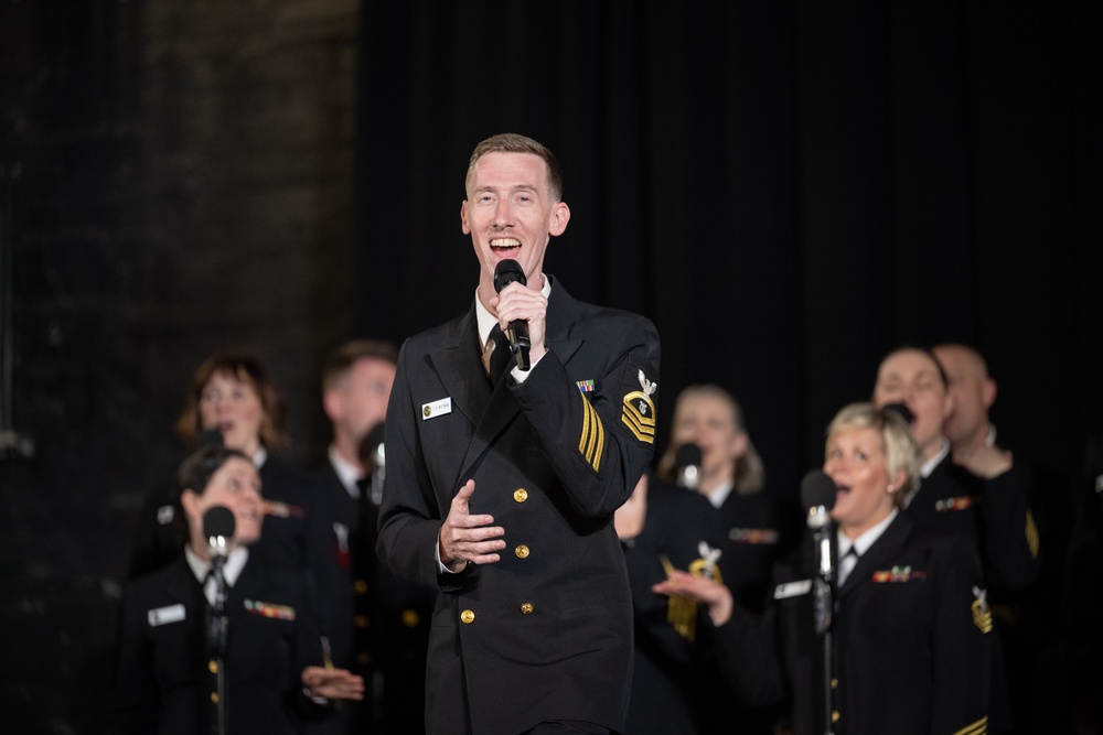 U.S. Navy Band Sea Chanters perform in Palm Springs