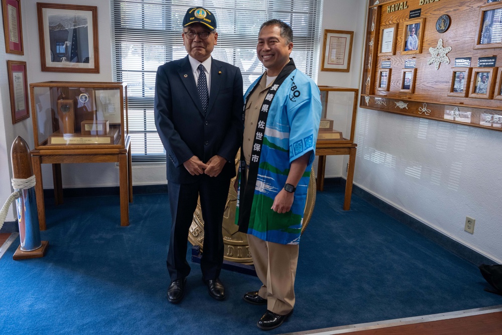 Sasebo Mayor Visits Naval Base San Diego