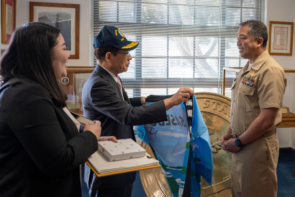 Sasebo Mayor Visits Naval Base San Diego