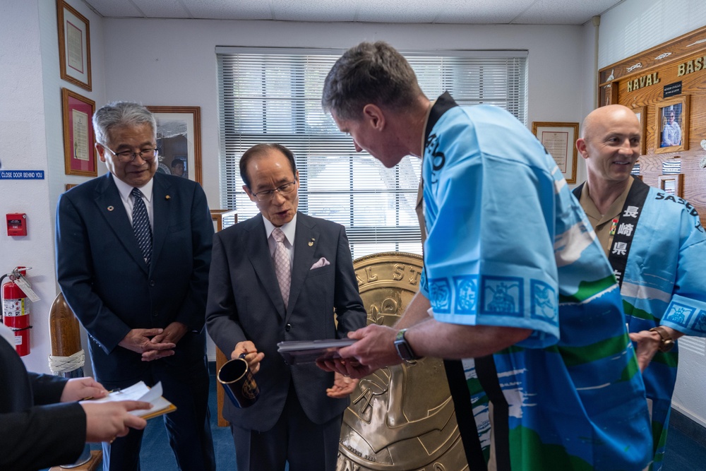 Sasebo Mayor Visits Naval Base San Diego