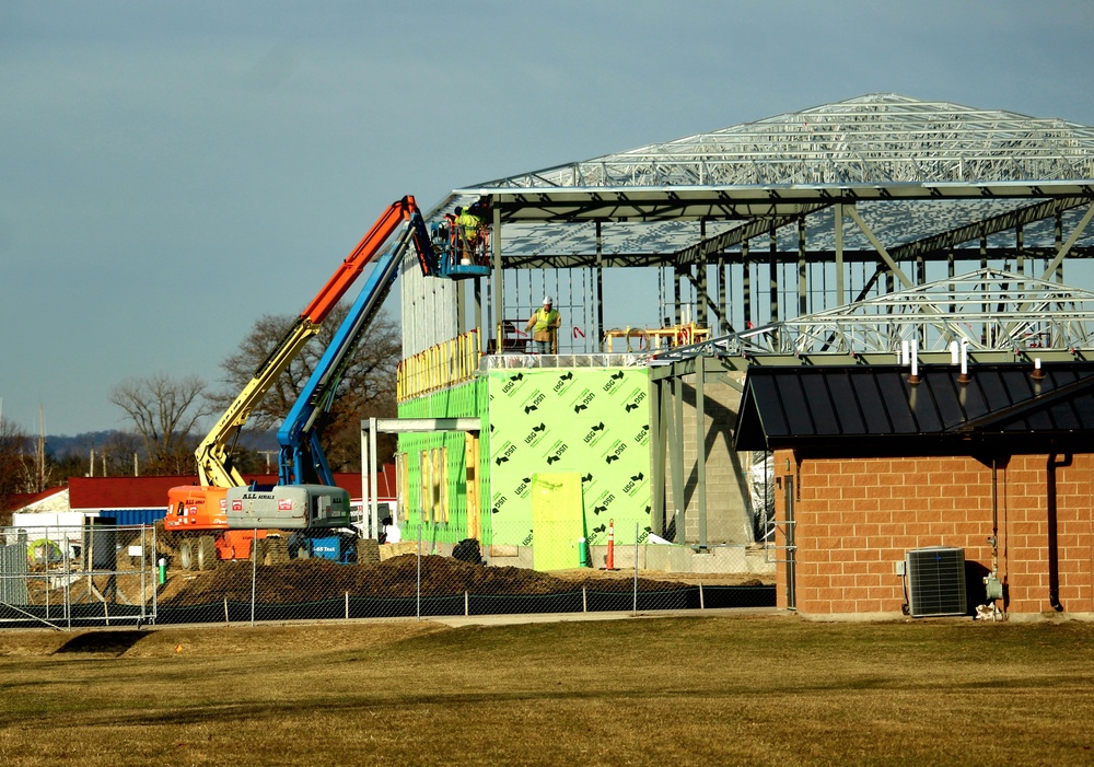March 2023 construction operations of $11.96 million transient training brigade headquarters at Fort McCoy