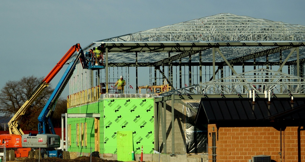 March 2023 construction operations of $11.96 million transient training brigade headquarters at Fort McCoy