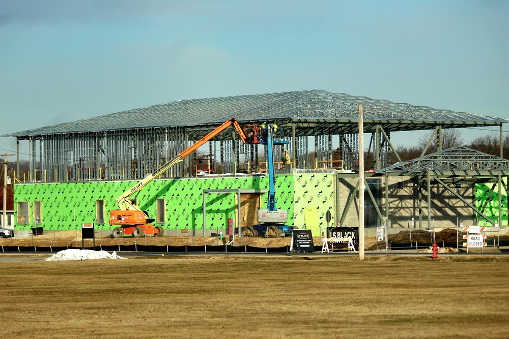March 2023 construction operations of $11.96 million transient training brigade headquarters at Fort McCoy