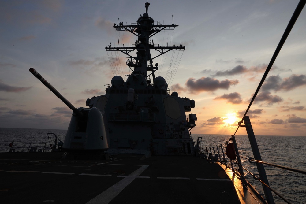 USS Milius (DDG 69) Conducts Unmanned Aerial System (UAS) Operations